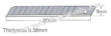 Planžety odlamovací SUPER BLADE průměru 9 mm set 10 kusů