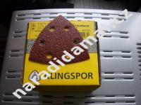 Brusný žehličkový výsek Klingspor 142135 na suchý zip 96 mm zrno  60