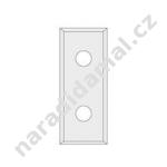 Žiletky-nože N012-29945 tvrdokovové 29,5x9x1,5mm 4-břit CMT