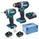 Makita DLX2574TJ AKU set DDF484 + DTD173 vrtačka/šroubovák + ráz. utahovák 18V/5Ah LXT Li-ion