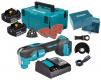 Makita DTM53RTJX1 aku bruska oscilační MultiTool s příslušenstvím 18V/5Ah LXT Li-ion