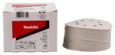 Brusný papír na suchý zip pr.125 mm zrno 180, otvorů 8 Makita P-37437