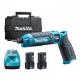 Makita TD023DSE Aku rázový utahovák 1/4" 7,2V/1,5Ah Li-ion