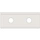 Žiletky-nože N011-50015 tvrdokovové 50x12x1,5mm 2-břit CMT