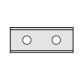 Žiletky-nože N011-50045 tvrdokovové 50x12x1,5mm 2-břit CMT